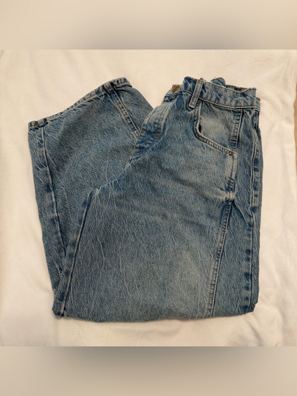 We The Free Good Luck Mid Rise Barrel Jeans size 27 - Picture 3 of 6